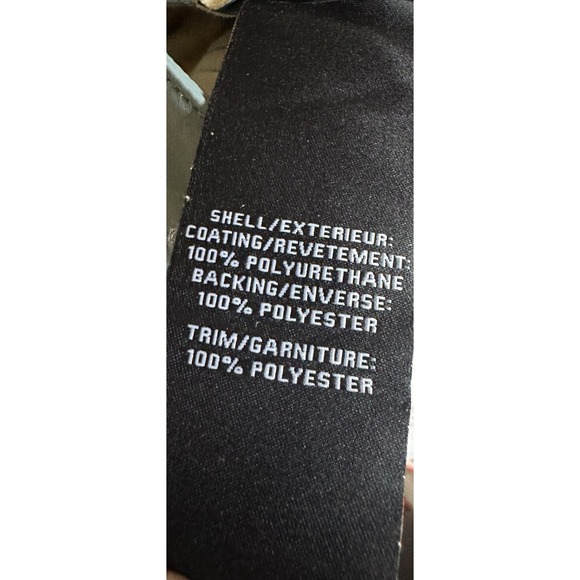 7 For All Mankind Smoky Blue Faux Leather Pants 5-Pocket Womens Size Small - Picture 8 of 8